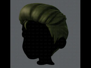 3d hair style for boy v17 3D Model