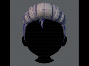 3d hair style for boy v17 Modello 3D