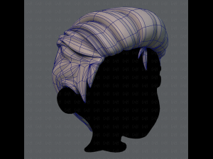 3d hair style for boy v17 Modello 3D