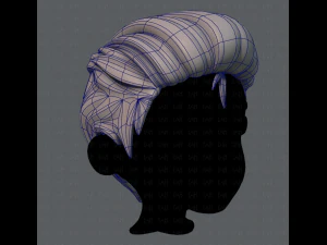3d hair style for boy v17 3D Model