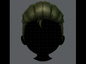 3d hair style for boy v17 3D Model
