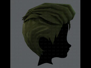 3d hair style for boy v17 3D Model