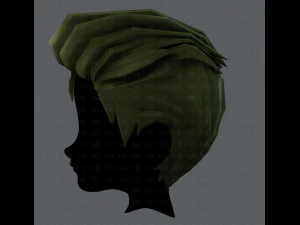 3d hair style for boy v17 3D Model