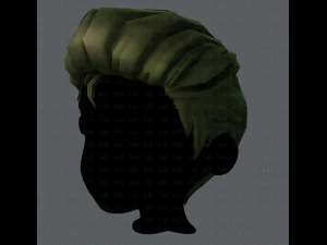 3d hair style for boy v17 3D Model