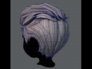 3d hair style for boy v17 Modello 3D