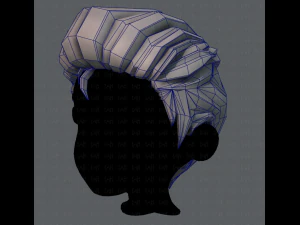 3d hair style for boy v17 3D Model