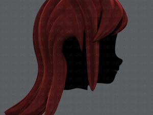 3d hair style for girl v17 Modelo 3D