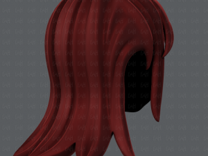 3d hair style for girl v17 Modelo 3D