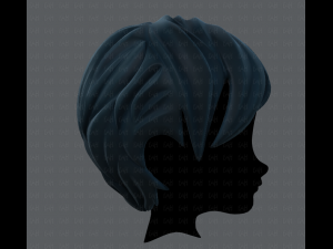 3d hair style for boy v18 Modello 3D