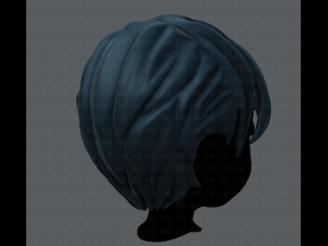 3d hair style for boy v18 Modello 3D
