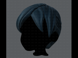 3d hair style for boy v18 Modello 3D