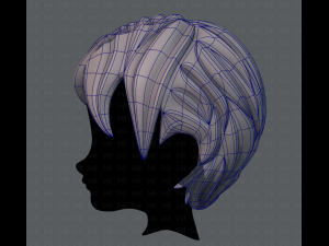 3d hair style for boy v18 Modello 3D