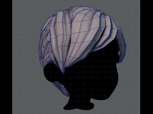 3d hair style for boy v18 Modello 3D