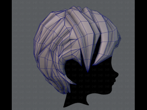 3d hair style for boy v18 Modello 3D