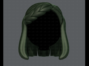 3d hair style for girl v19 3D 模型