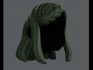 3d hair style for girl v19 3D 模型
