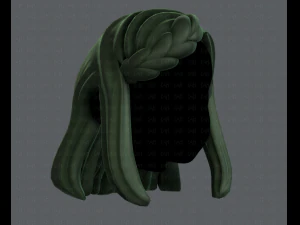 3d hair style for girl v19 3D Model