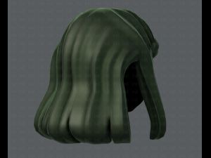 3d hair style for girl v19 3D 模型