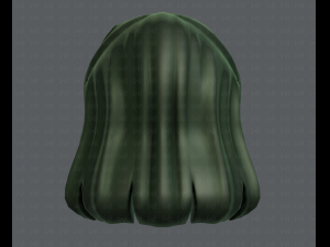 3d hair style for girl v19 3D 模型