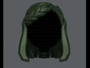 3d hair style for girl v19 3D Model