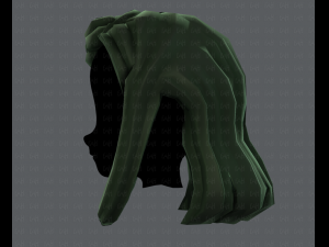 3d hair style for girl v19 3D 模型