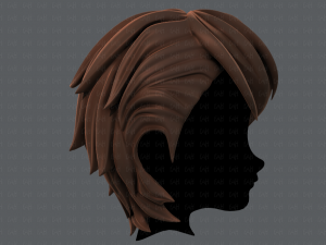 3d hair style for boy v19 3D 模型