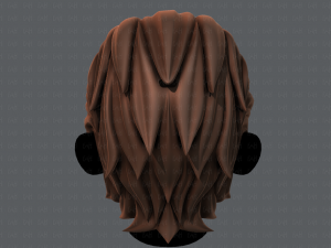 3d hair style for boy v19 3D 模型