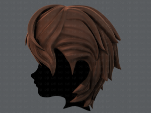 3d hair style for boy v19 3D 模型