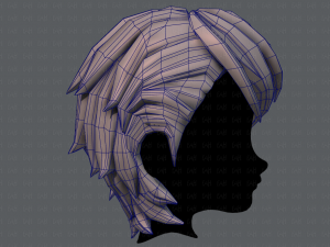 3d hair style for boy v19 3D 模型