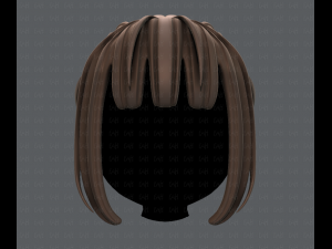 3d hair style for girl v20 Modèle 3D
