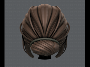 3d hair style for girl v20 Modèle 3D