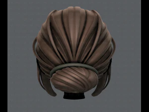 3d hair style for girl v20 3D Model