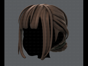 3d hair style for girl v20 Modèle 3D