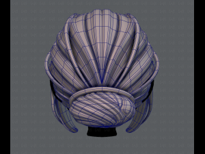 3d hair style for girl v20 Modèle 3D