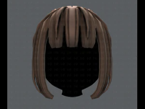 3d hair style for girl v20 3D Model