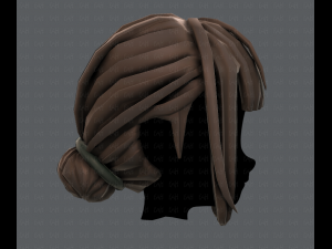 3d hair style for girl v20 Modèle 3D