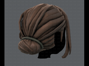 3d hair style for girl v20 Modèle 3D