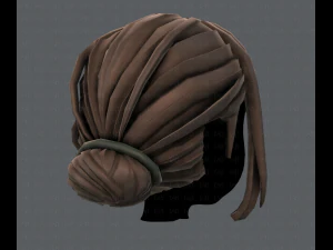 3d hair style for girl v20 3D Model