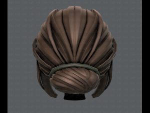 3d hair style for girl v20 Modèle 3D