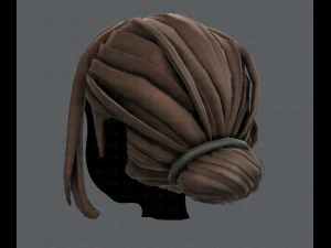 3d hair style for girl v20 3D Model