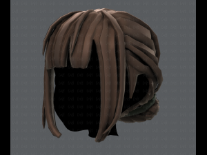 3d hair style for girl v20 Modèle 3D