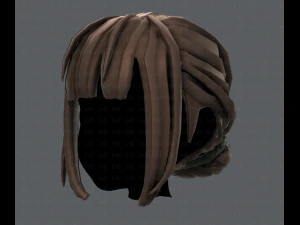3d hair style for girl v20 3D Model