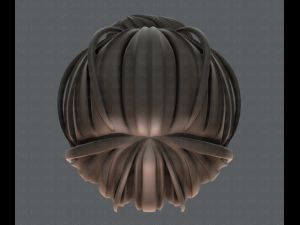 3d hair style for girl v20 Modèle 3D