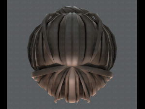 3d hair style for girl v20 Modèle 3D