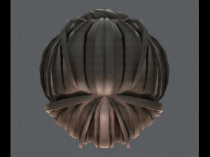 3d hair style for girl v20 3D Model