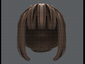 3d hair style for girl v20 Modèle 3D