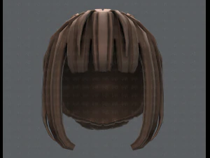3d hair style for girl v20 3D Model