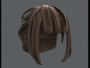 3d hair style for girl v20 3D Model