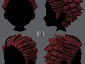 Acconciatura 3d per ragazzo v20 Modello 3D