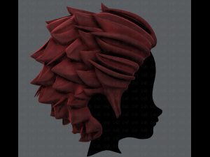 3d hair style for boy v20 Modelo 3D